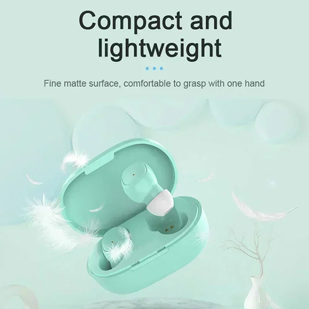 Touch Control Earbuds With Mic, TWS Wireless Bluetooth 5.1 Earphones