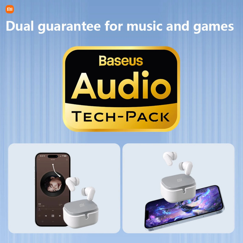 Wireless Bluetooth Earphones Xiaomi Auricular, In Ear, Sports Noise Reduction, Waterproof for Android iOS PC