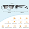 Wireless Smart Sunglasses Unisex Fingerprint Touch Speaker Mic For Music And Calls 1