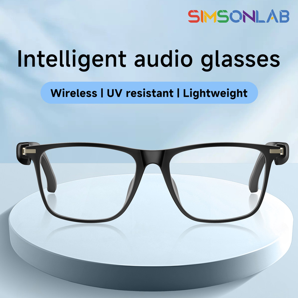 Inteligent Sunglasses, Smart Glasses Bluetooth Headphones, Outdoor Waterproof, Blue Light Filtering, Polarized Lenses