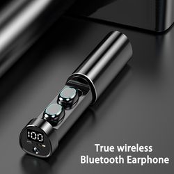 waterproof tws n21 wireless headphones, hd noiseless call headset, bluetooth in-ear earphones with mic