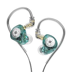 wired bass stereo game earphones, dynamic in ear monitor hifi music headset, noise cancelling earplugs