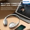 Retro Style Wireless Bluetooth, Smart Noise Cancelling Headphones for Calls