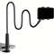 Flexible Long Arm Gooseneck Lazy, Cell Phone Clip on Stand Holder with Grip, Bracket Mount Clamp for iPhone