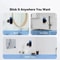 Magnet Suction for iPhone, Baseus Magnetic Wall Holder, Adjustable Foldable Mobile Phone Stand