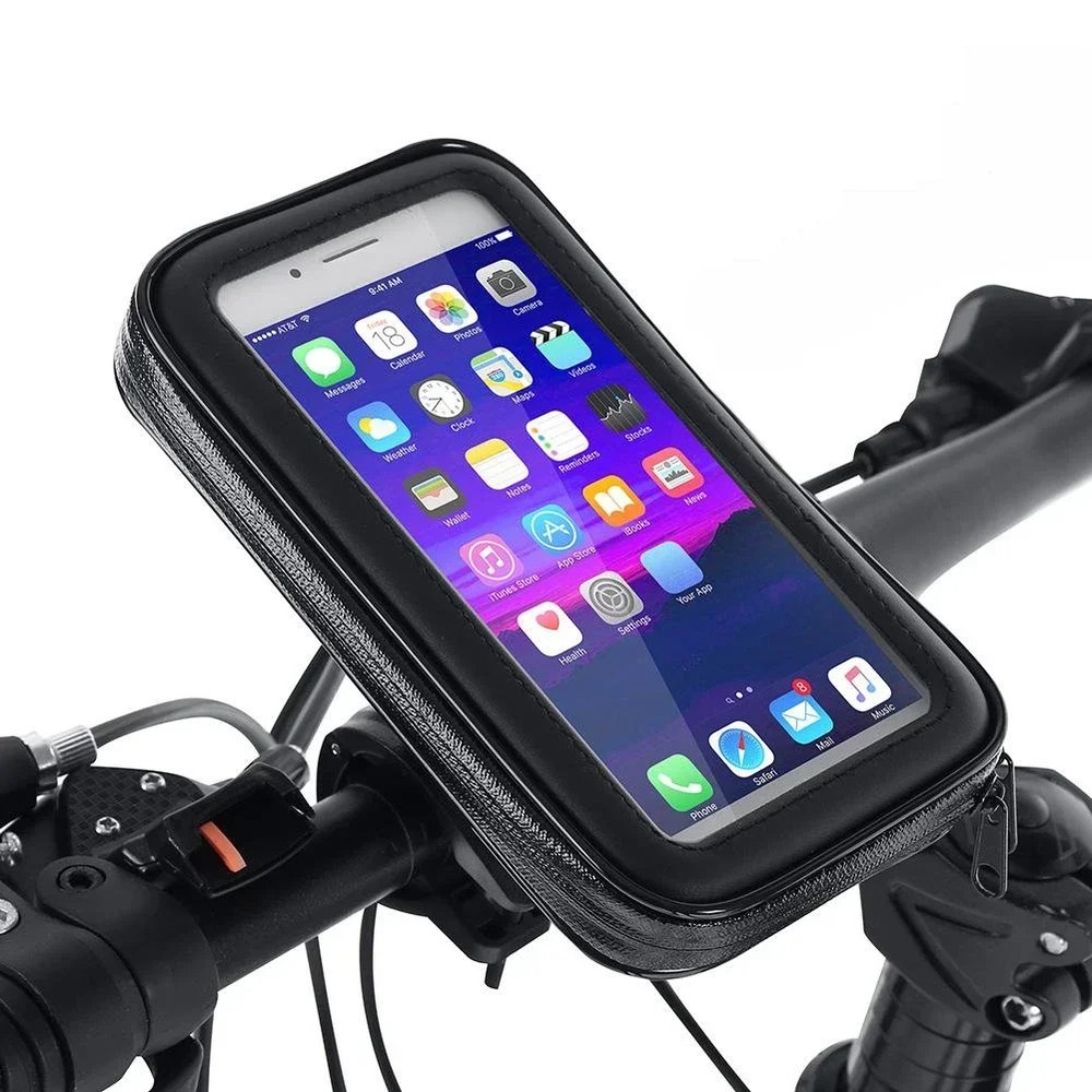 Bicycle Phone Stand Mount Waterproof Bike Phone Holder Motorcycle Handlebar Case Bag For IPhone Sam 0