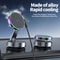 Magnetic Car Holder 15W Wireless Charger Metal Multiangle Rotation For IPhone 4