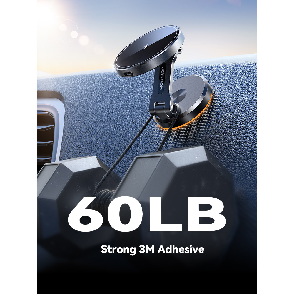 Rotatable Charging Panel Wireless Charging Magnetic Phone Mount Magnetic Car Holder Charger 4