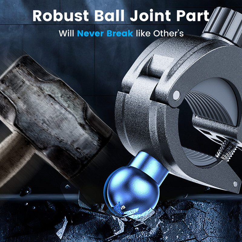 Mobile Phone Stand Shockproof Bracket 360 View Universal Motorcycle Phone Holder Bicycle Phone Hold 3