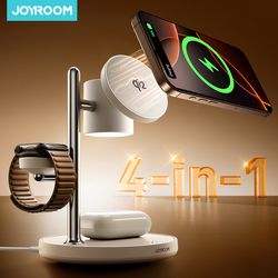 fast wireless charger for iphone, qi2 magnetic charging station, for iwatch, airpods