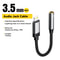 Headphone Aux Cable USB Type C to 3.5 Adapter, Lightning to 3.5 mm Jack Audio Adapter, OTG Type C for iPhone Xiaomi