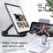 Foldable Portable Adjustable Phone Stand For Desk Compatible With IPhone And All Smartphones 1