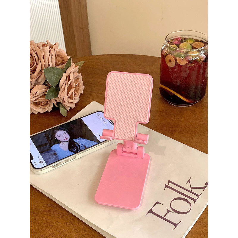 Foldable Portable Adjustable Phone Stand For Desk Compatible With IPhone And All Smartphones 8