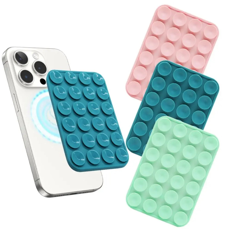 Suction Cup Silicone Magnet Wall Mount Stand IPhone Universal Bracket New Magnetic Phone Holder For 0