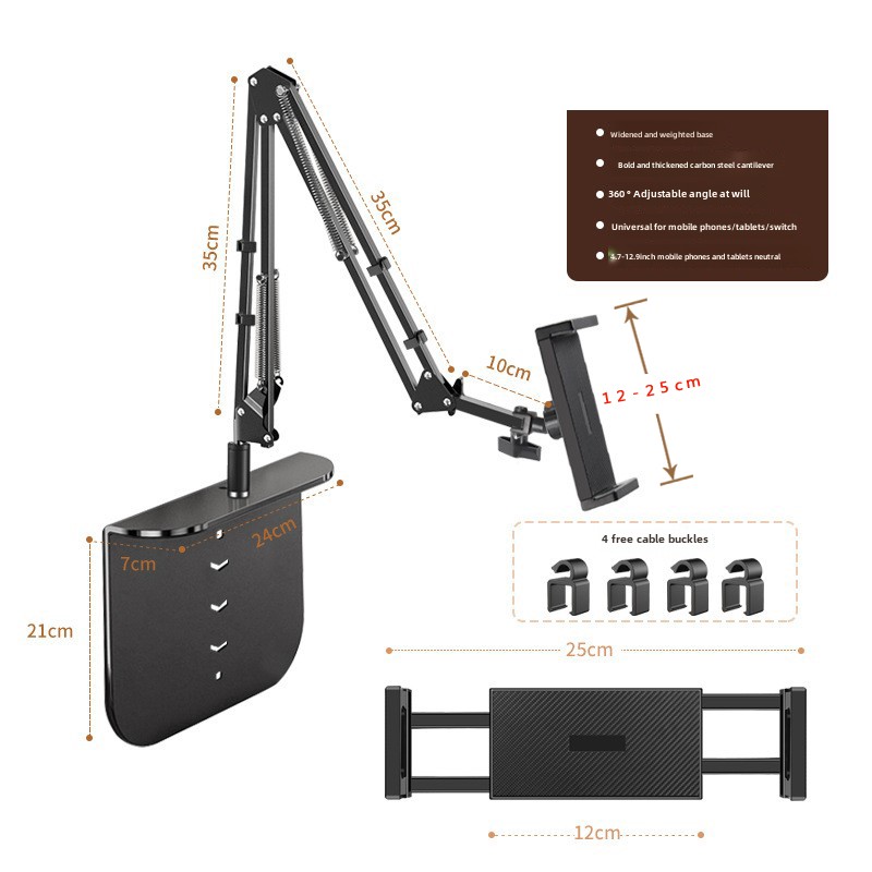 Mobile Phone Stand for Tablets and Phones, Dual Use Desktop and Bedside Universal Stand