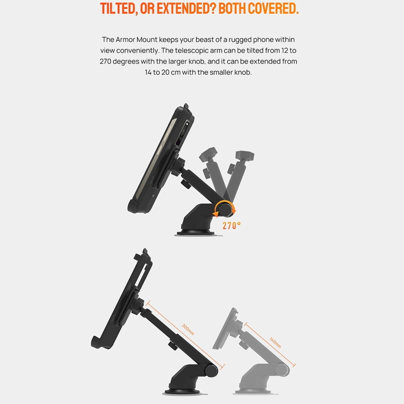 Phone Holder Accessory For Ulefone Car Suction Cup Not Included Phone Case 4