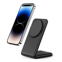 15w fast charging magnetic wireless charger for magsafe dock stand, for iphone