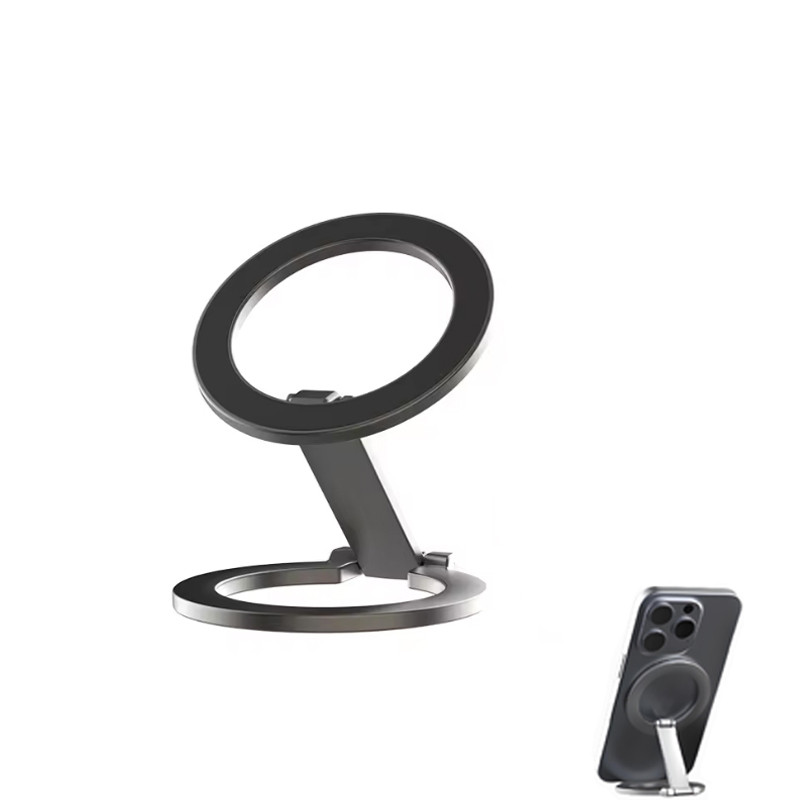 Universal Folding Car Holder Magnetic, Double Sided Magnetic Phone Ring Holder for Magsafe, Phone Accessories Support