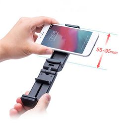 airplane phone holder foldable phone mount, travel portable mobile phone holder, 360-degree rotatable desktop cellphone