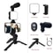 LED Fill Light, Smartphone Vlogging Kit, Tripod, Phone Holder, Mini Microphone, Starter for YouTube TikTok Video