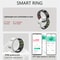 Sleep Tracking Smart Ring, Motion Monitoring, Compatible with iPhone and Android, Smart Gift, Ideal for Men and Women