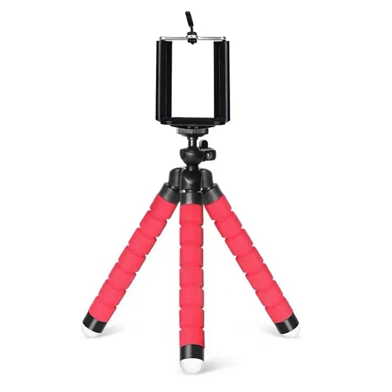 Mobile Camera Holder Clip, Tripod for Phone, Octopus Mini Tripod Stativ, Smartphone Monopod for iPhone Samsung Xiaomi