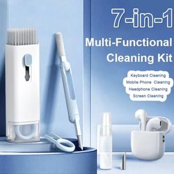 laptop keyboard cleaning brush, mobile phone screen cleaning, bluetooth headset cleaning pen, new multifunctional