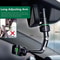 Retractable Car Phone Mount Rearview Mirror Phone Holder 360 Rotatable Rear View Mirror Holder For 5