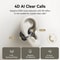 Bluetooth Hi-Res Ultra Open Earbuds, Baseus MC1 Pro Ear Clip Wireless Earphones, Earrings 4-Mic ENC Clip on Ear Buds