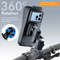 Waterproof Anti Fog Cell Phone Holder, Bicycle Motorcycle Phone Mount, Durable Handlebar Clamp