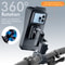 Waterproof Anti Fog Cell Phone Holder, Bicycle Motorcycle Phone Mount, Durable Handlebar Clamp