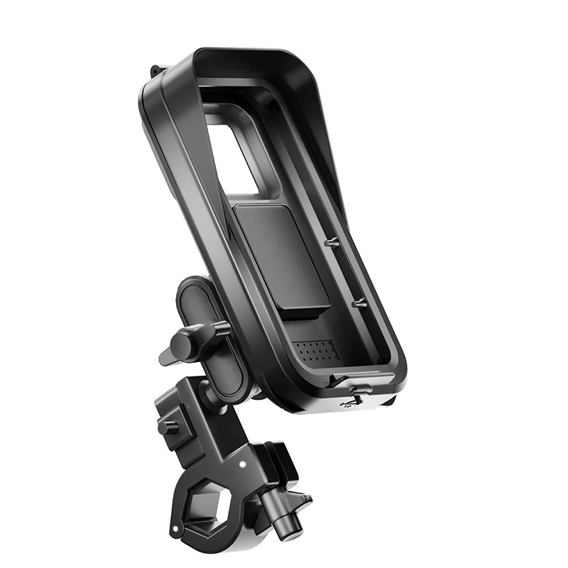 Waterproof Anti Fog Cell Phone Holder, Bicycle Motorcycle Phone Mount, Durable Handlebar Clamp