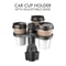 Adjustable Base Car Cup Mount Beverage Bottle Bracket, 3 In 1 Car Cup Holder Expander Adapter, 360 Rotating Insert Drink