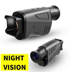 infrared camera 10x digital zoom hunting telescope, monocular night vision device 1080p hd, outdoor search full darkness