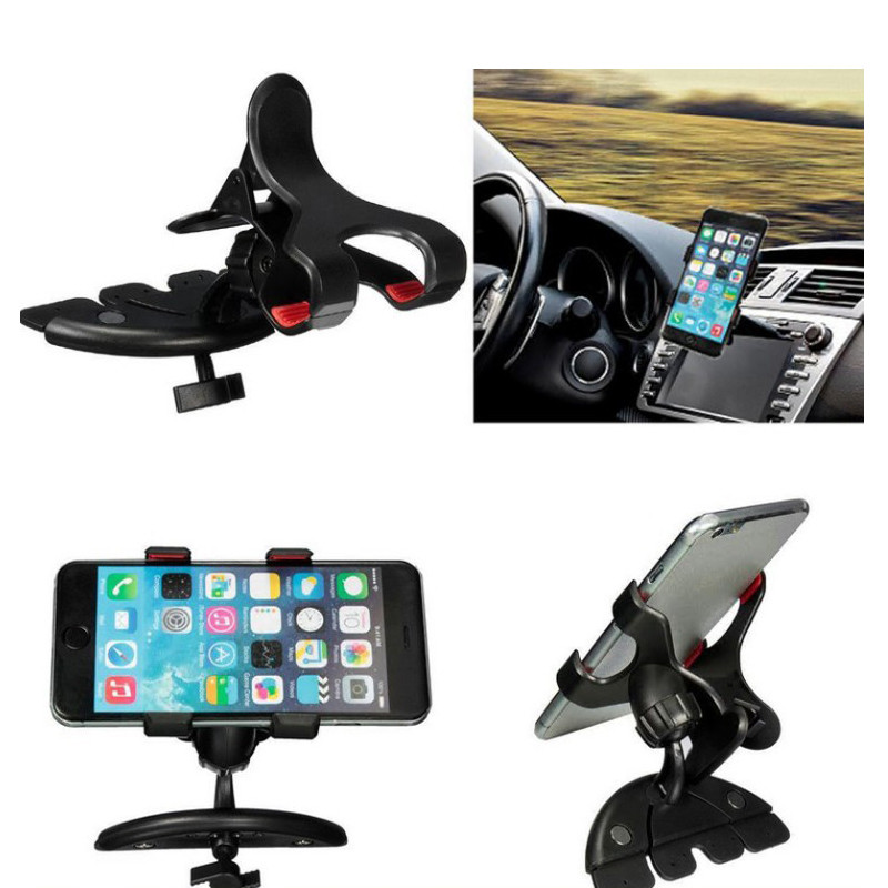 Universal CD Phone Holder CD Slot Car Phone Holder Rotation Adjustable Phone Holder For Samsung Hua 3