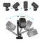 Mini Desktop Tripod Portable Tripod Multiangle Adjustment Smartphone Live Camera Stabilizer Bracket 3