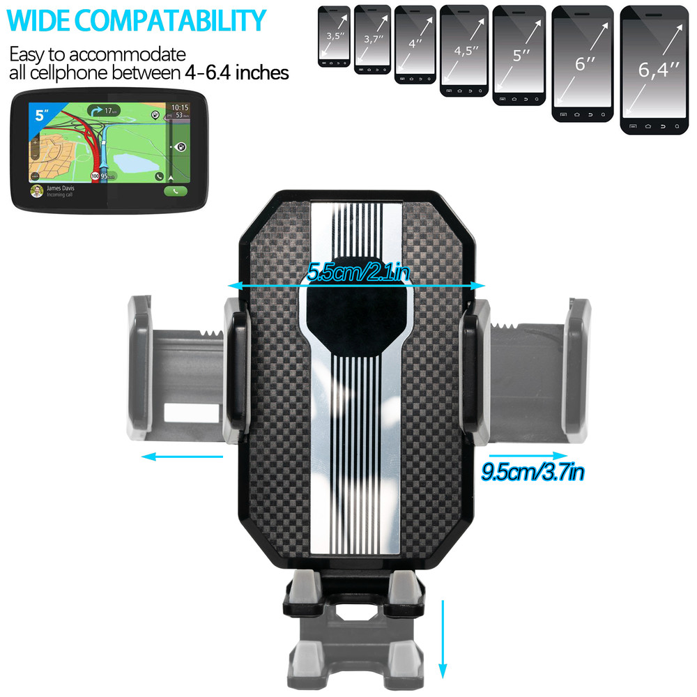 Mobile GPS Bracket Support 360 Rotation Universal Cell Phone Holder Stand Windscreen Windshield Das 5