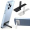 Universal Desktop Phone Holder Stand, 2pcs Ultra Thin Mini Phone Kickstand, Metal Steel Folding Desk Bracket for iPhone