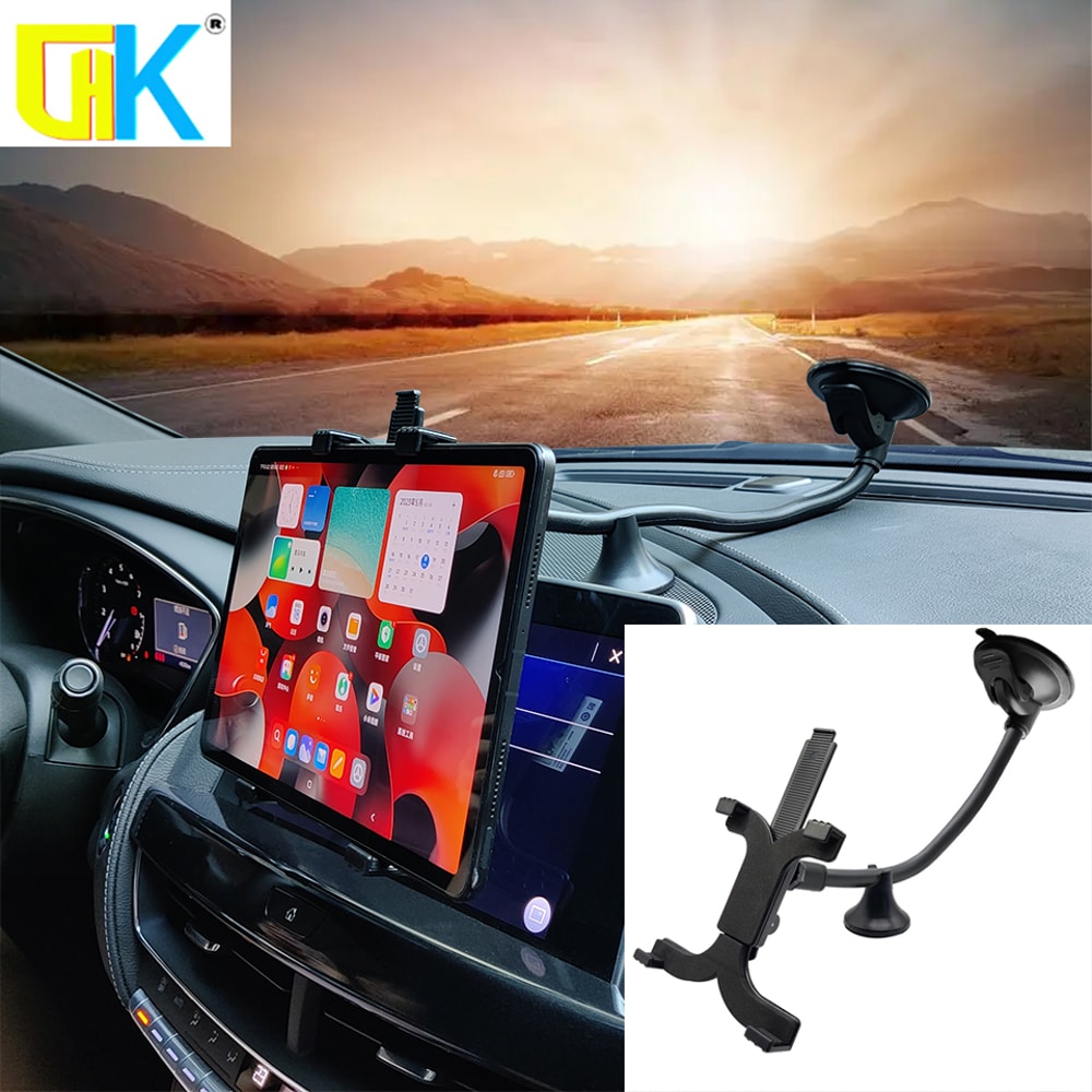 Suction Cup Mount For IPad Pro Air 713 Car Tablet Holder Long Arm 0