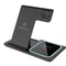 3 in 1 Foldable Charging Station, 30W LED Fast Wireless Charger Stand for iPhone Apple Watch 9 8 7 6 5 AirPods Pro