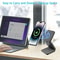 Fast Charging Station Holder 3 In 1 Foldable Magnetic Wireless Charger Stand For IPhone IWatch 10 9 0