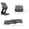 Fast Charging Station Holder 3 In 1 Foldable Magnetic Wireless Charger Stand For IPhone IWatch 10 9 1