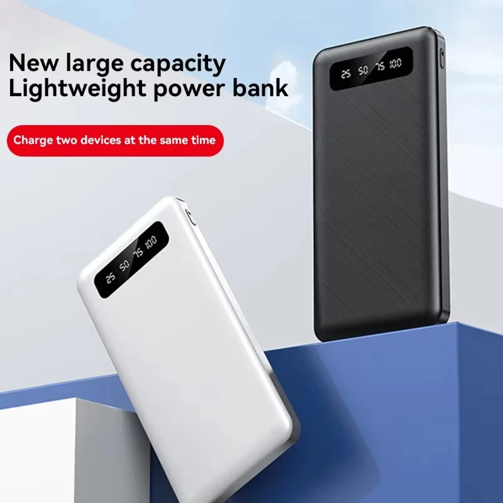 High Capacity Power Bank Super Fast Charging Battery Digital Display For IPhone Samsung Huawei Xiao 0