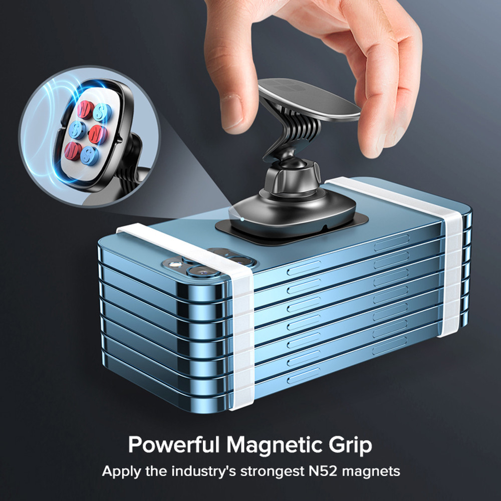 Magnetic Car Phone Holder Mobile Cell Stand 360 Degree Air Vent Magnet Mount GPS Support For IPhone 2