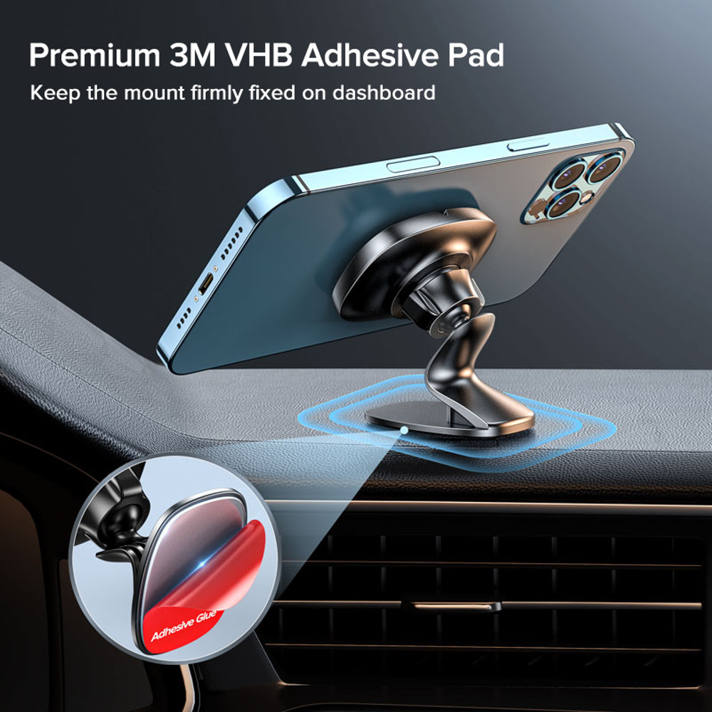 Magnetic Car Phone Holder Mobile Cell Stand 360 Degree Air Vent Magnet Mount GPS Support For IPhone 3