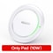 Wireless Charger 10W Fast Charging Pad For IPhone Qi USB Charger For Samsung 6