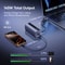 Baseus Power Bank, Fast Charge Portable External Battery Charger PowerBank, Built In Retractable Type C Cable