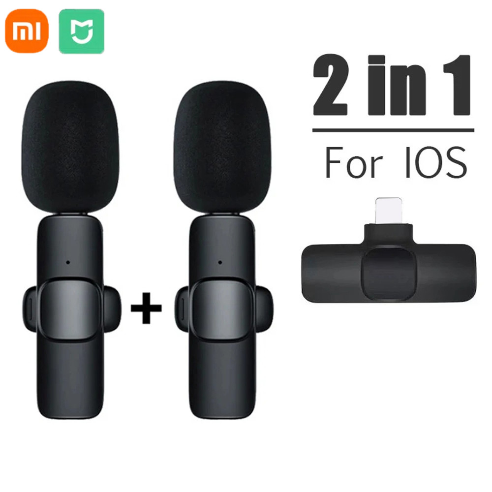 Portable Audio Video Recording Mini Mic For iPhone, Xiaomi Wireless Bluetooth Microphone, Live Broadcast Gaming Phone