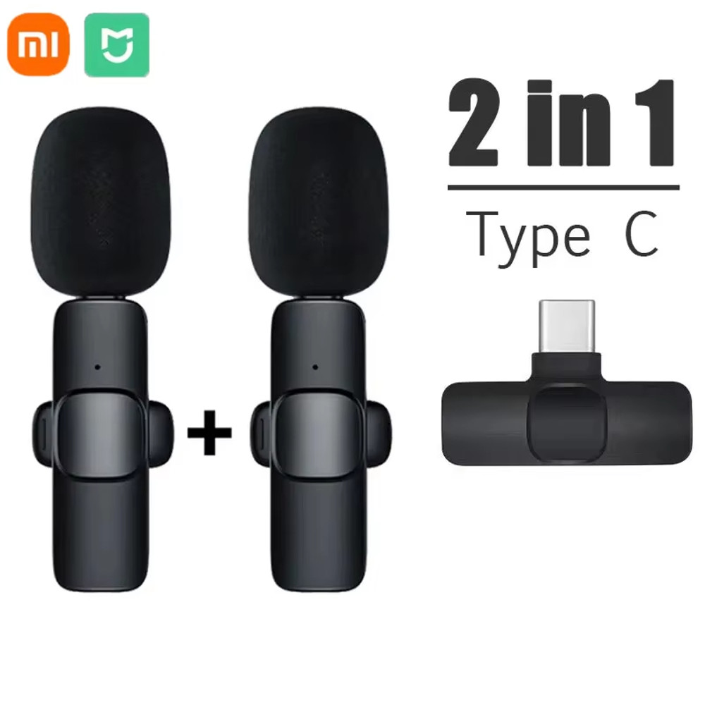 Portable Audio Video Recording Mini Mic For iPhone, Xiaomi Wireless Bluetooth Microphone, Live Broadcast Gaming Phone