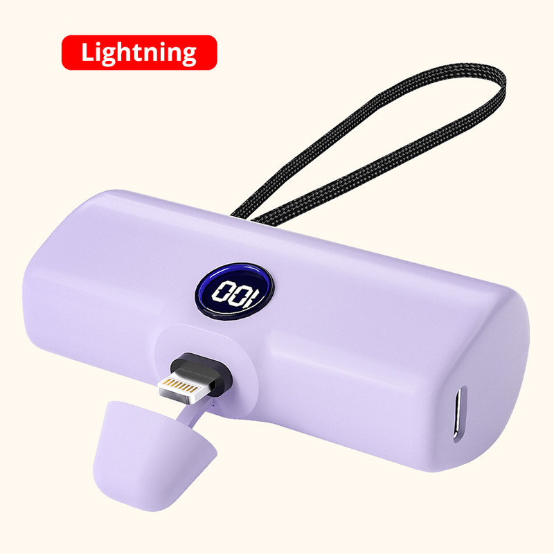 Power Bank For IPhone Samsung Xiaomi Powerbank Fast Charging Portable Charger External Battery Type 5